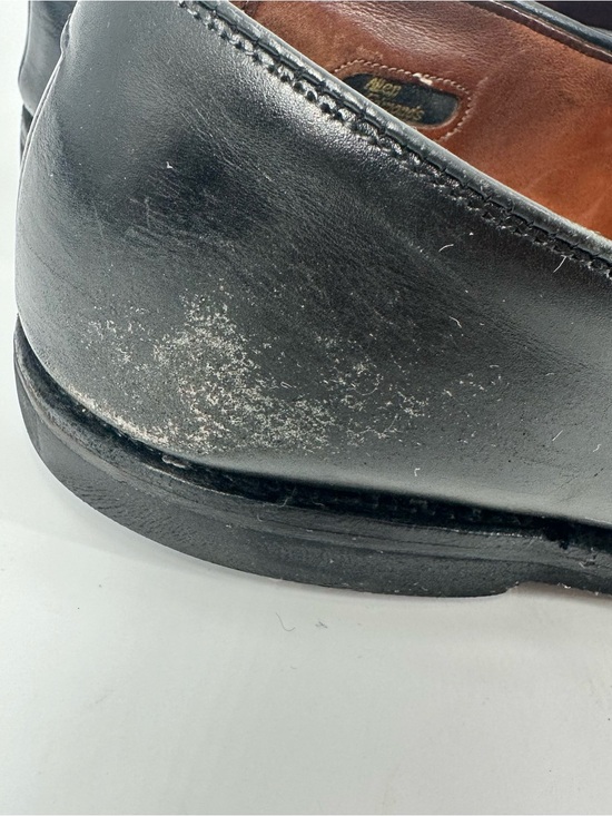 Allen Edmonds Burbank Black Leather Metal Bit Loafer Dress Shoes Slip-On 9.5 E main image 4